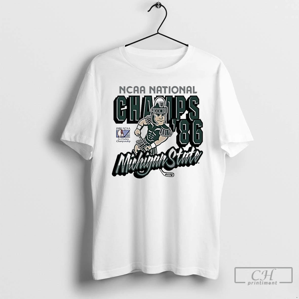 Premium Michigan State Spartans 1986 Ncaa Hockey National Champions T-Shirts, Hoodie, Sweatshirt | HypeDripTees.com