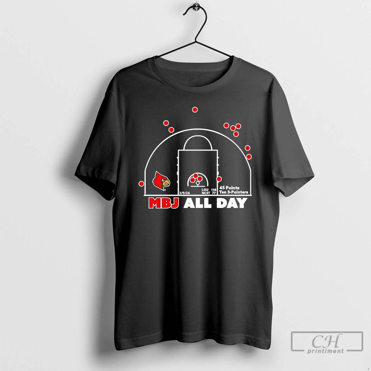 Premium Mikel Brown Jr Freshman Scoring Record Mbj All Day T-Shirts, Hoodie, Sweatshirt | HypeDripTees.com