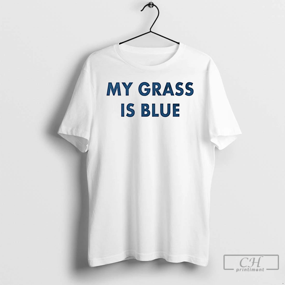 Premium My Grass Is Blue T-Shirts, Hoodie, Sweatshirt | HypeDripTees.com
