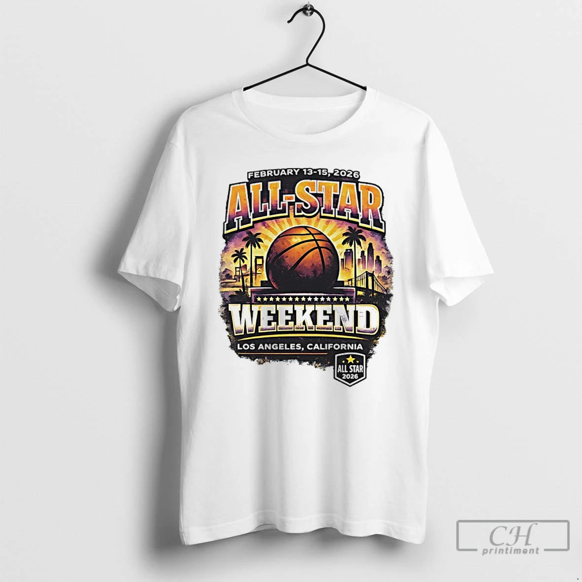 Premium Nba All Star Weekend Los Angeles Feb 13 15 2026 Vintage T Shirts Sweater Hoodie, Sweatshirt | HypeDripTees.com