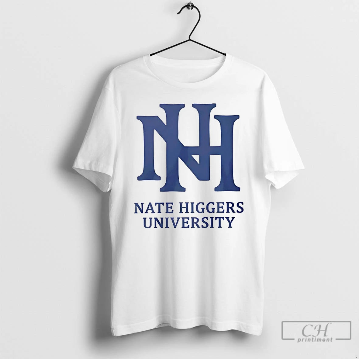 Premium Nate Higgers University Logo T-Shirts, Hoodie, Sweatshirt | HypeDripTees.com