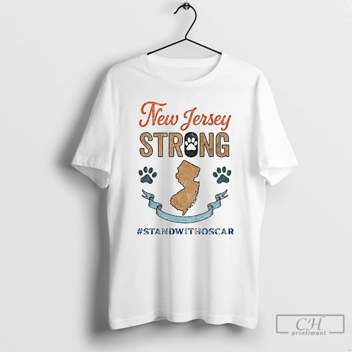 Premium New Jersey Strong Standwithoscar T-Shirts, Hoodie, Sweatshirt | HypeDripTees.com