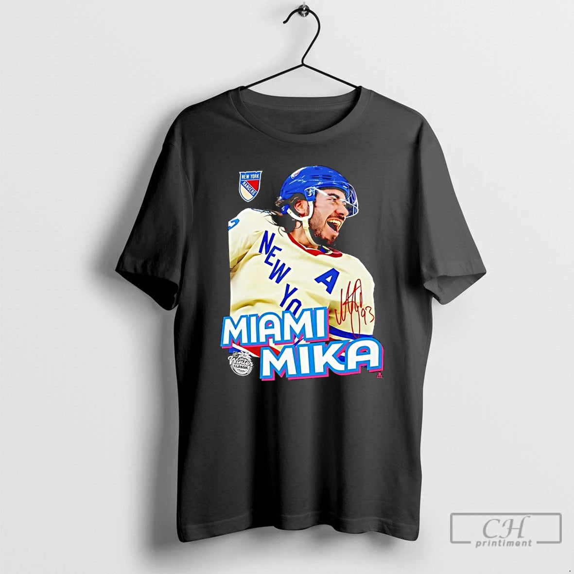 Premium New York Rangers Mika Zibanejad Miami Mika Signature T-Shirts, Hoodie, Sweatshirt | HypeDripTees.com