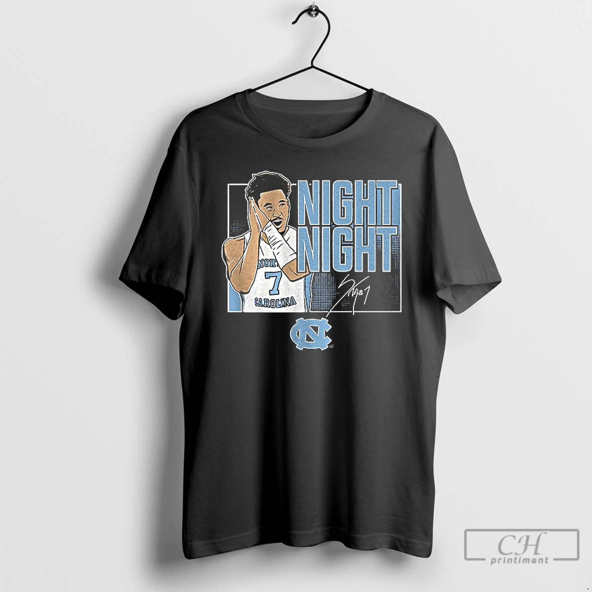 Premium North Carolina Tar Heels Seth Trimble Said Night Night T-Shirts, Hoodie, Sweatshirt | HypeDripTees.com