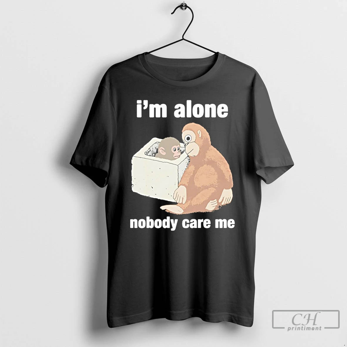 Premium Panchi Kun Im Alone Nobody Care Me T-Shirts, Hoodie, Sweatshirt | HypeDripTees.com