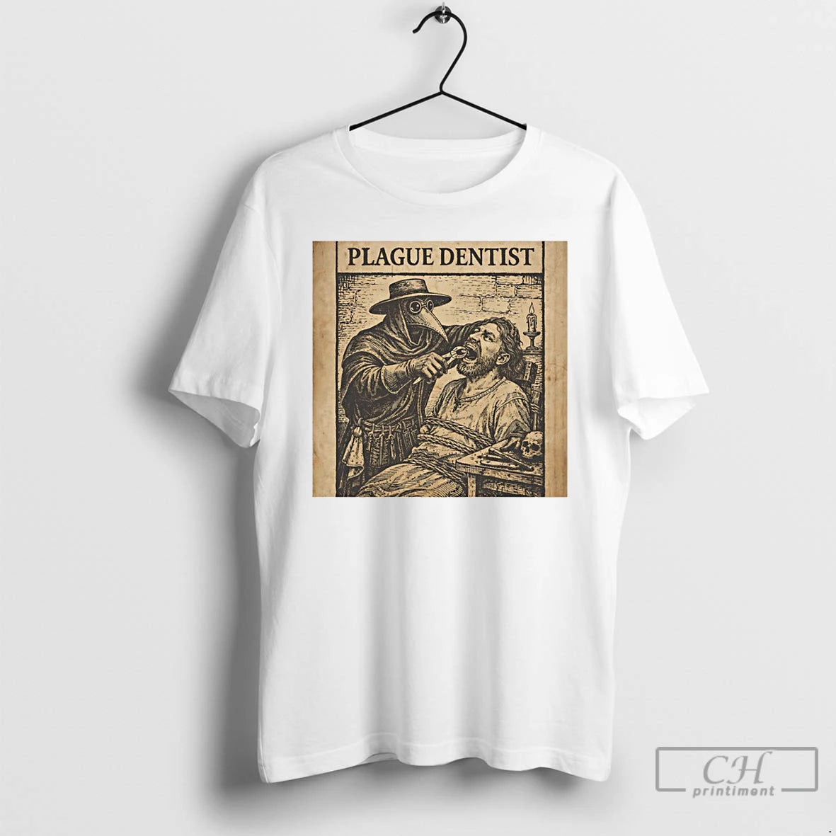 Premium Plague Doctor Raven Plague Dentist T-Shirts, Hoodie, Sweatshirt | HypeDripTees.com