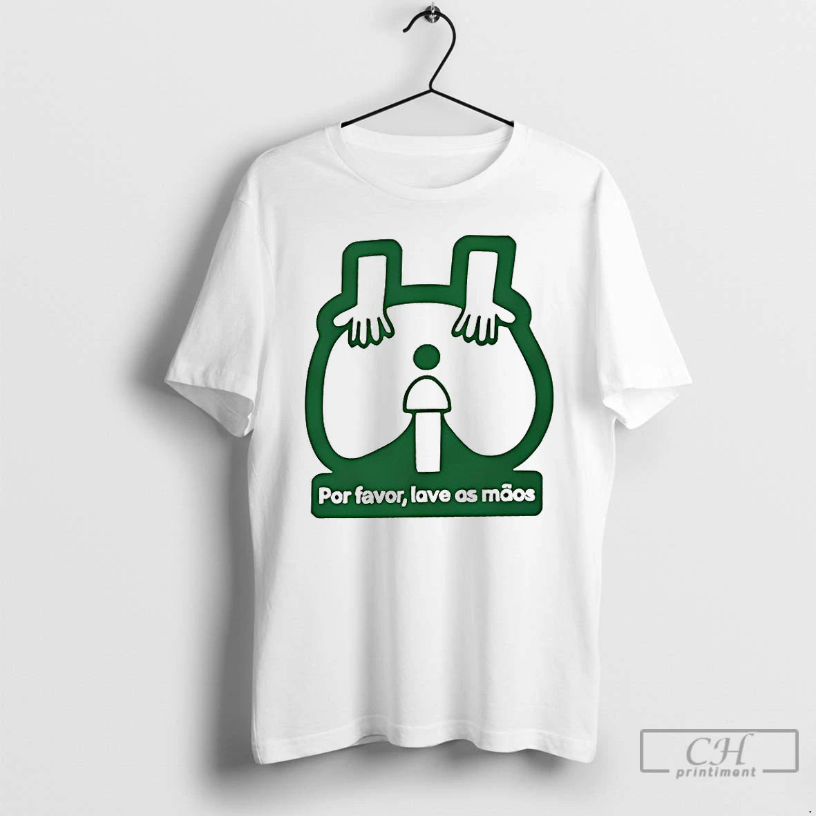 Premium Por Favor Lave As Maos T-Shirts, Hoodie, Sweatshirt | HypeDripTees.com