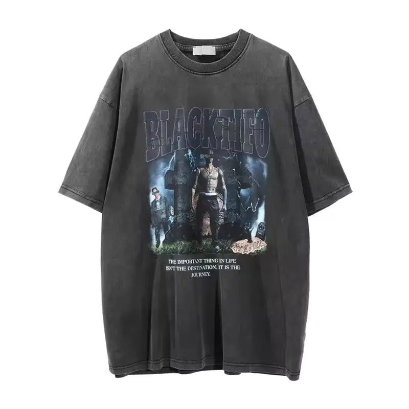 Premium T Shirt Summer Fashion Streetwear VintageRapper Travis Men's T Shirt Menswear Top Hoodie, Sweatshirt