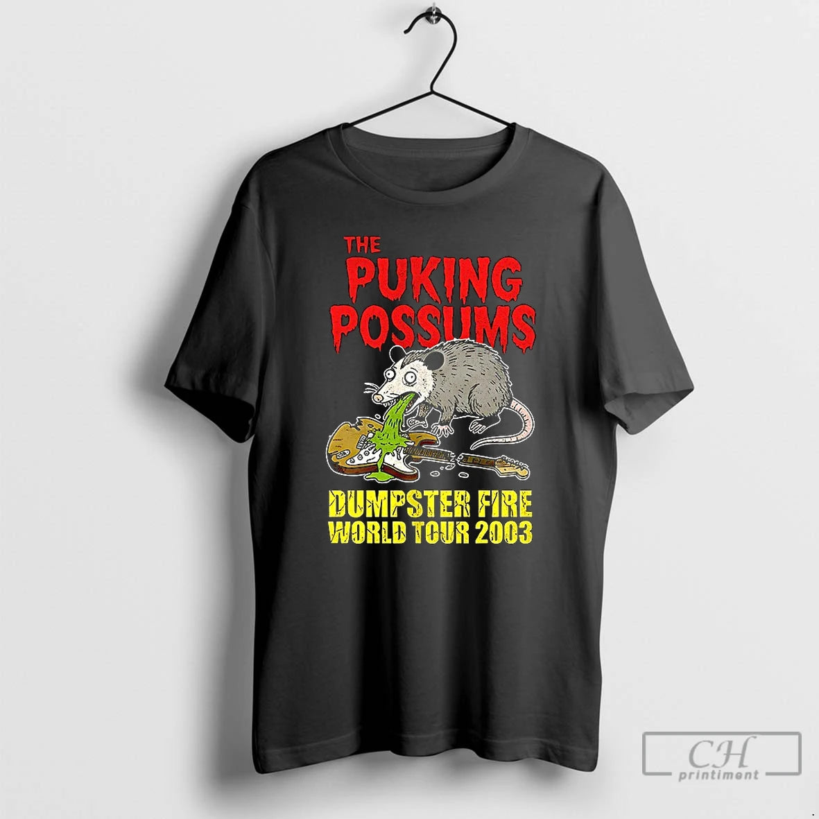 Premium The Puking Possums Dumpster Fire World Tour 2003 T-Shirts, Hoodie, Sweatshirt | HypeDripTees.com