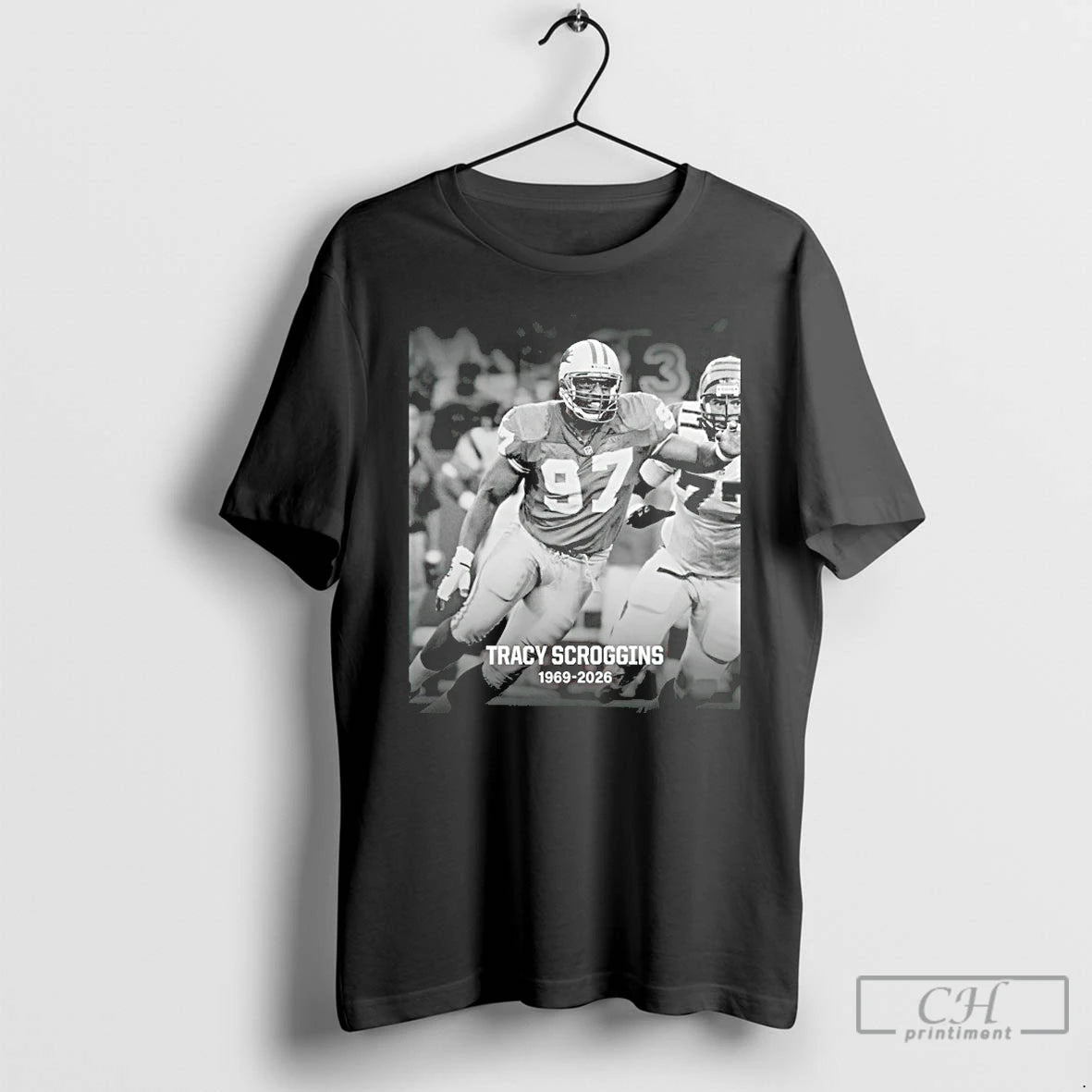 Premium Tracy Scroggins Detroit Lions 1969 2026 T-Shirts, Hoodie, Sweatshirt | HypeDripTees.com