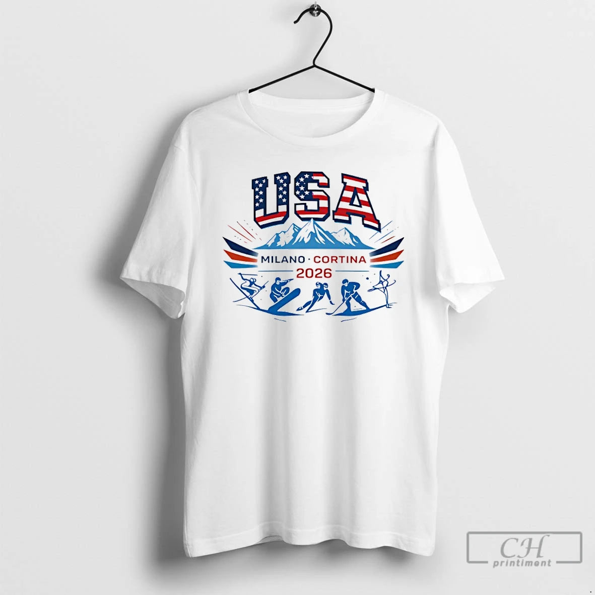 Premium Usa Milano Cortina 2026 Winter Olympics T-Shirts, Hoodie, Sweatshirt | HypeDripTees.com