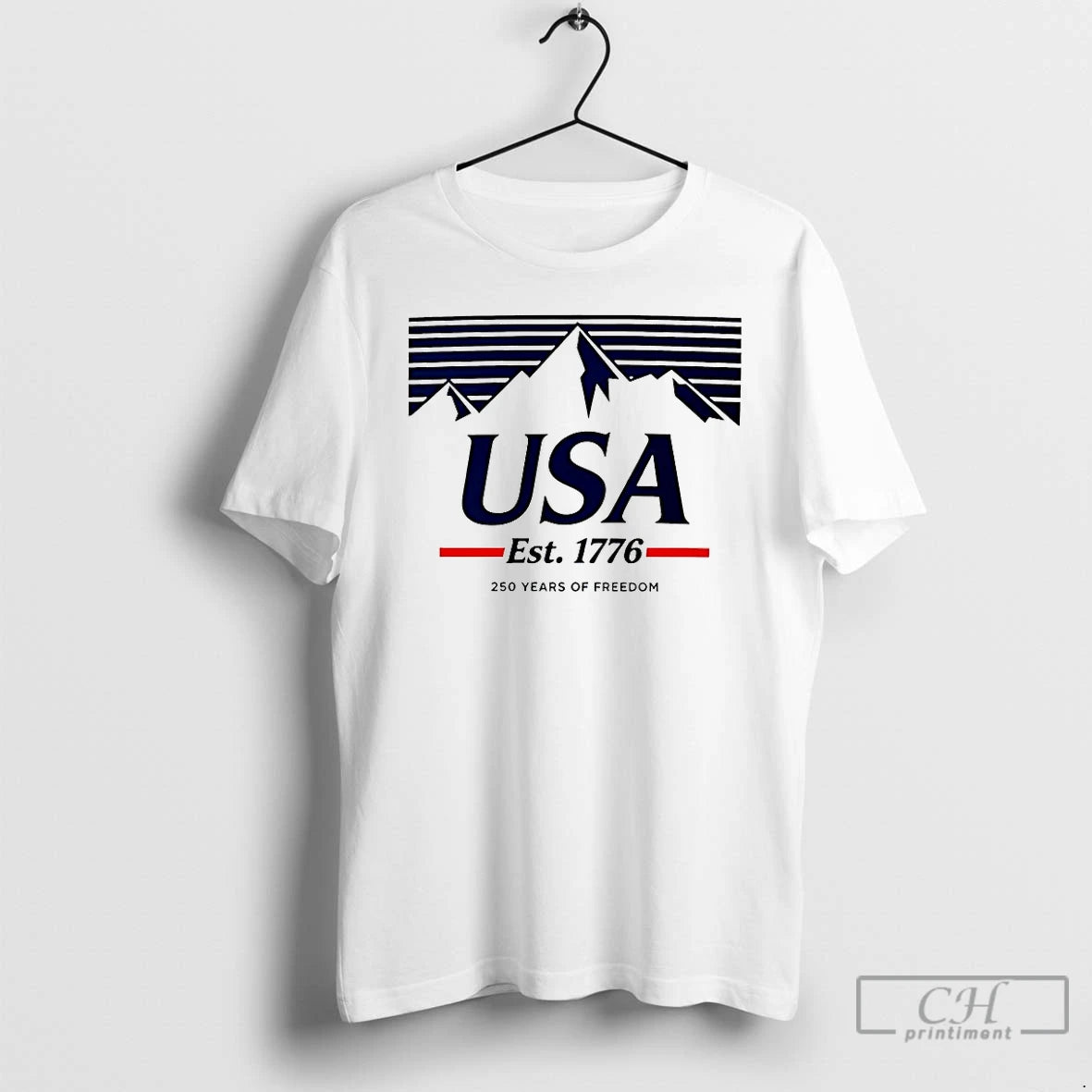 Premium Usa Mountains 250 Years Of Freedom T-Shirts, Hoodie, Sweatshirt | HypeDripTees.com