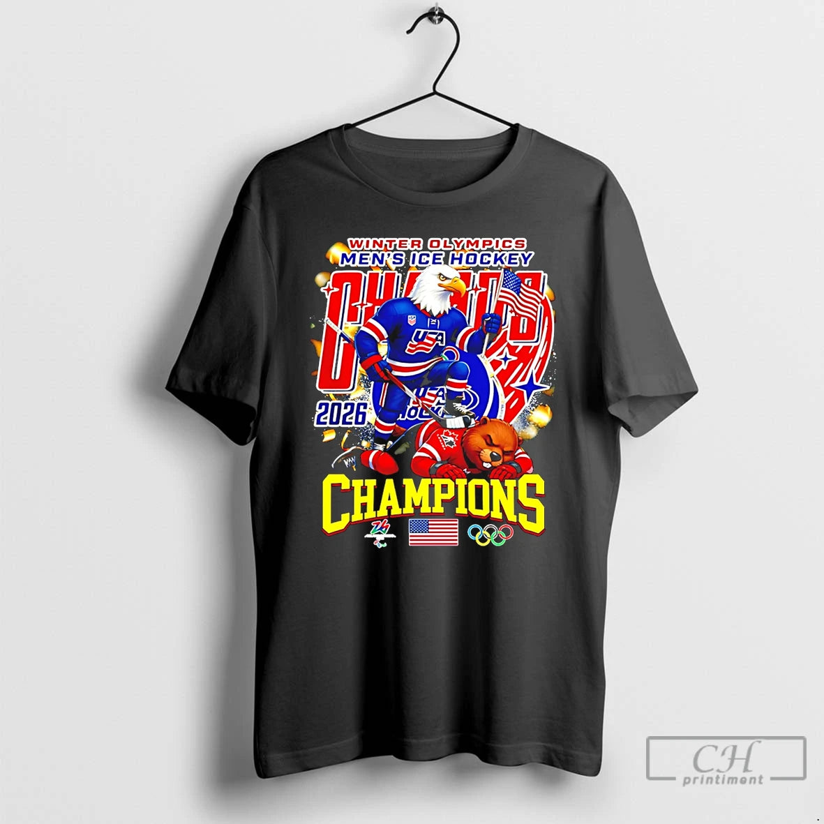 Premium Usa Beat Canada Golden Gold Medalists Womens Ice Hockey Olympic Champions 2026 T Shirts Hoodie, Sweatshirt