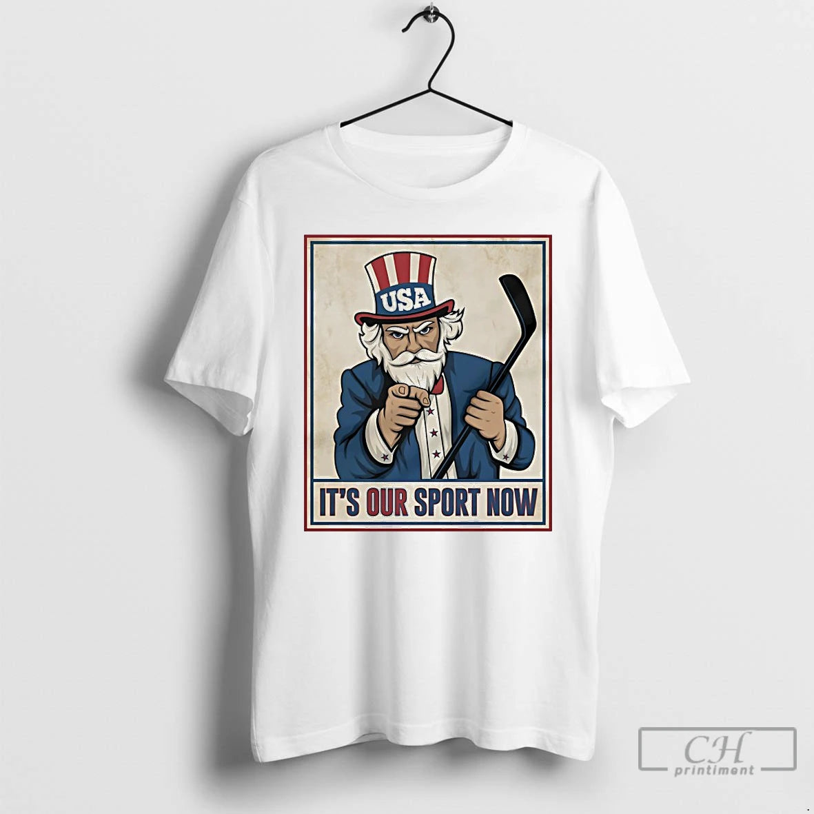Premium Uncle Sam Its Our Sport Now T-Shirts, Hoodie, Sweatshirt | HypeDripTees.com