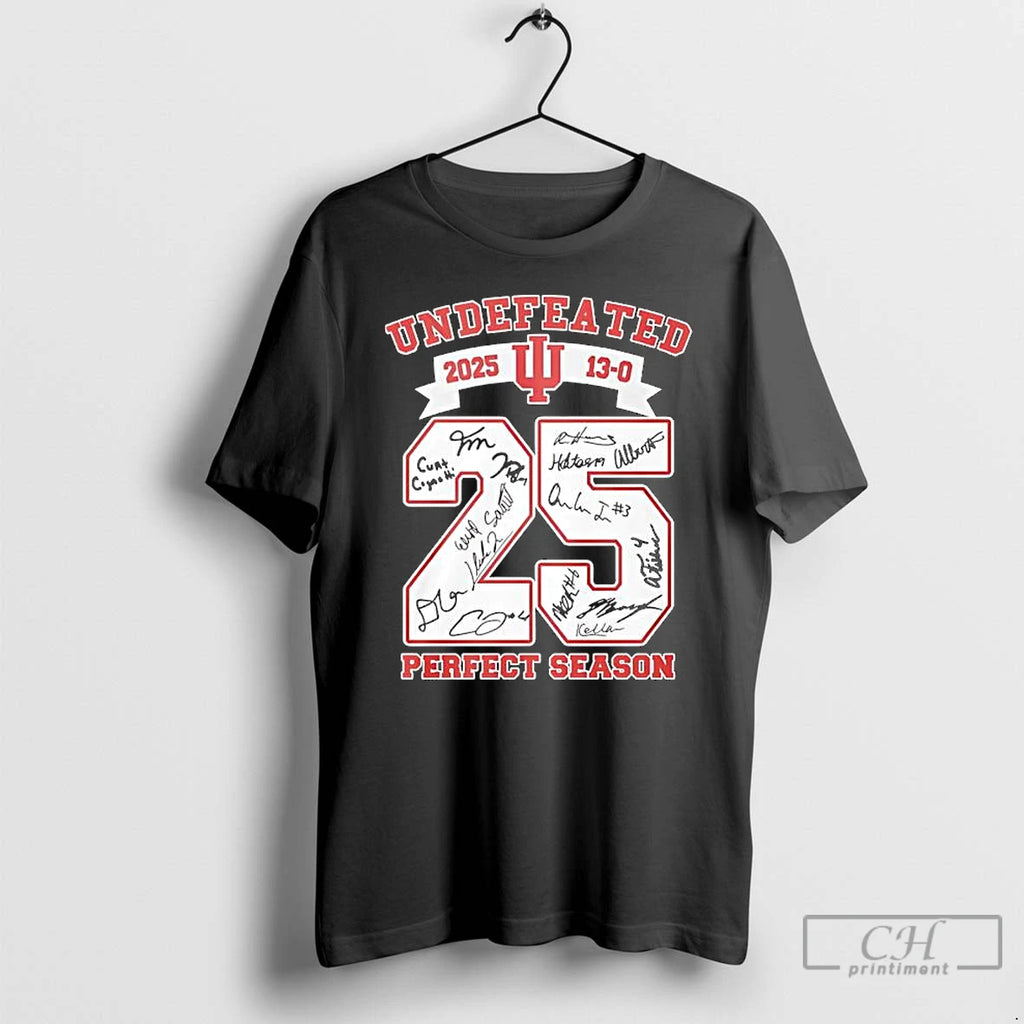 Premium Undefeated 2025 Indiana University Hoosiers Perfect Season Signatures