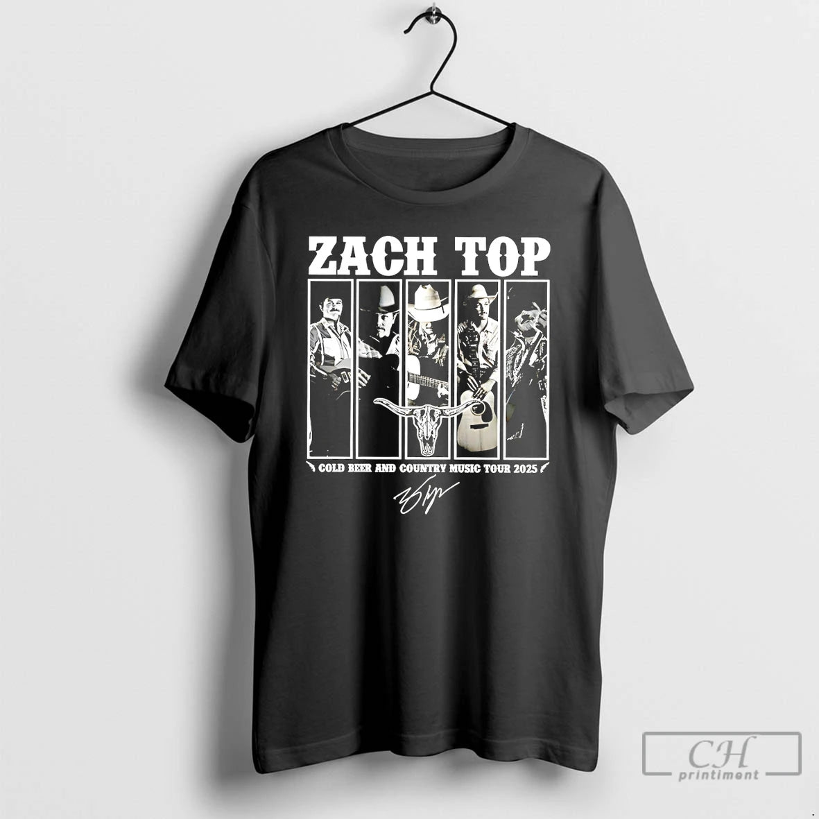 Premium Zach Top Cold Beer And Country Music Tour 2025 Signature