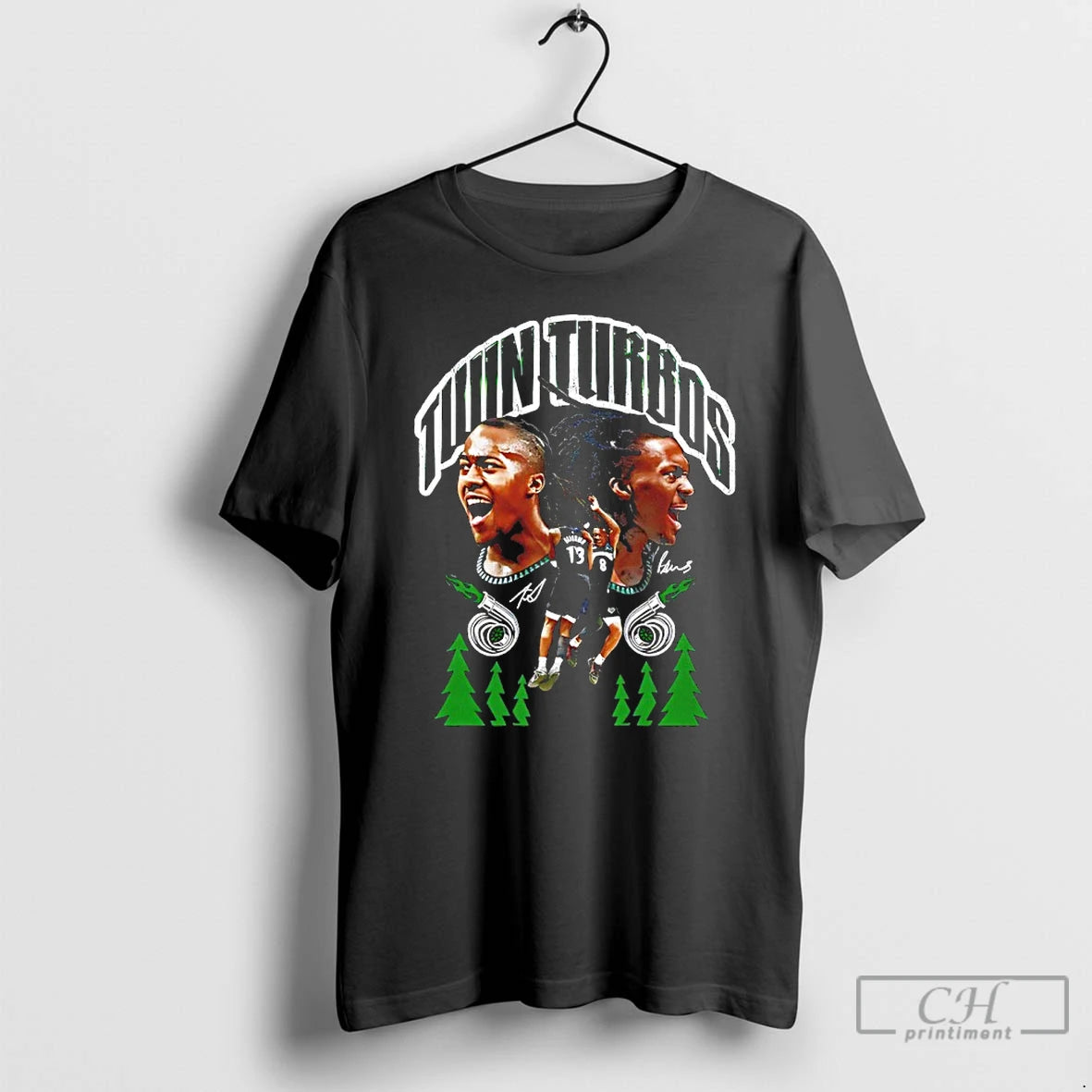 Premium Pnxxerba Minnesota Timberwolves Twin Turbos Autographed
