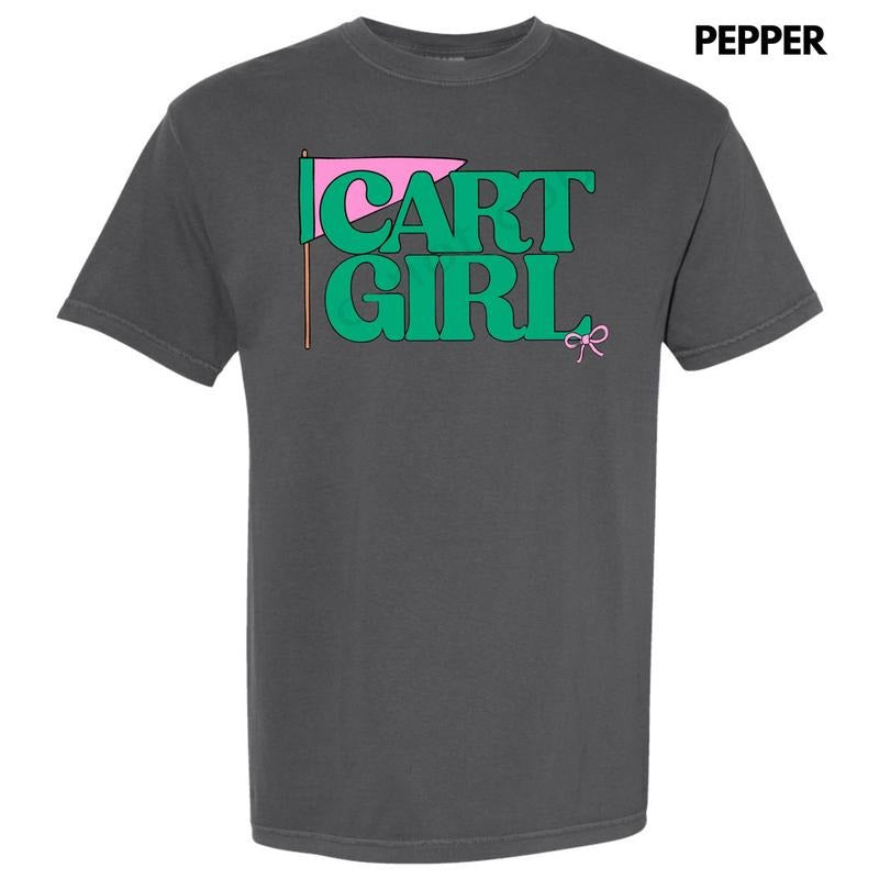 Preppy Cart Girl Comfort Colors T-Shirt Hoodie, Sweatshirt | HypeDripTees.com