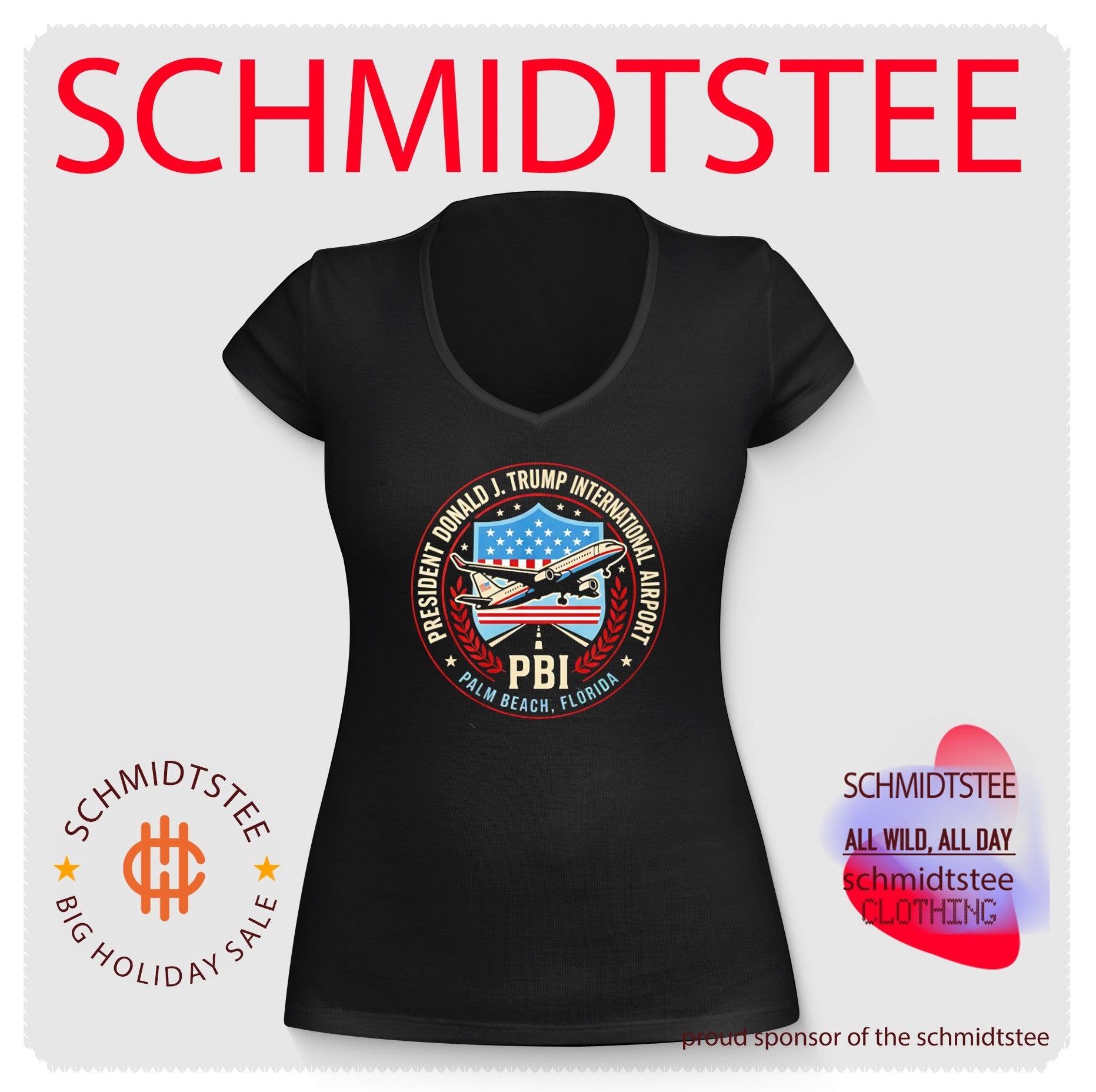President Donald J. Trump International Airport PBI Commemorative shirt