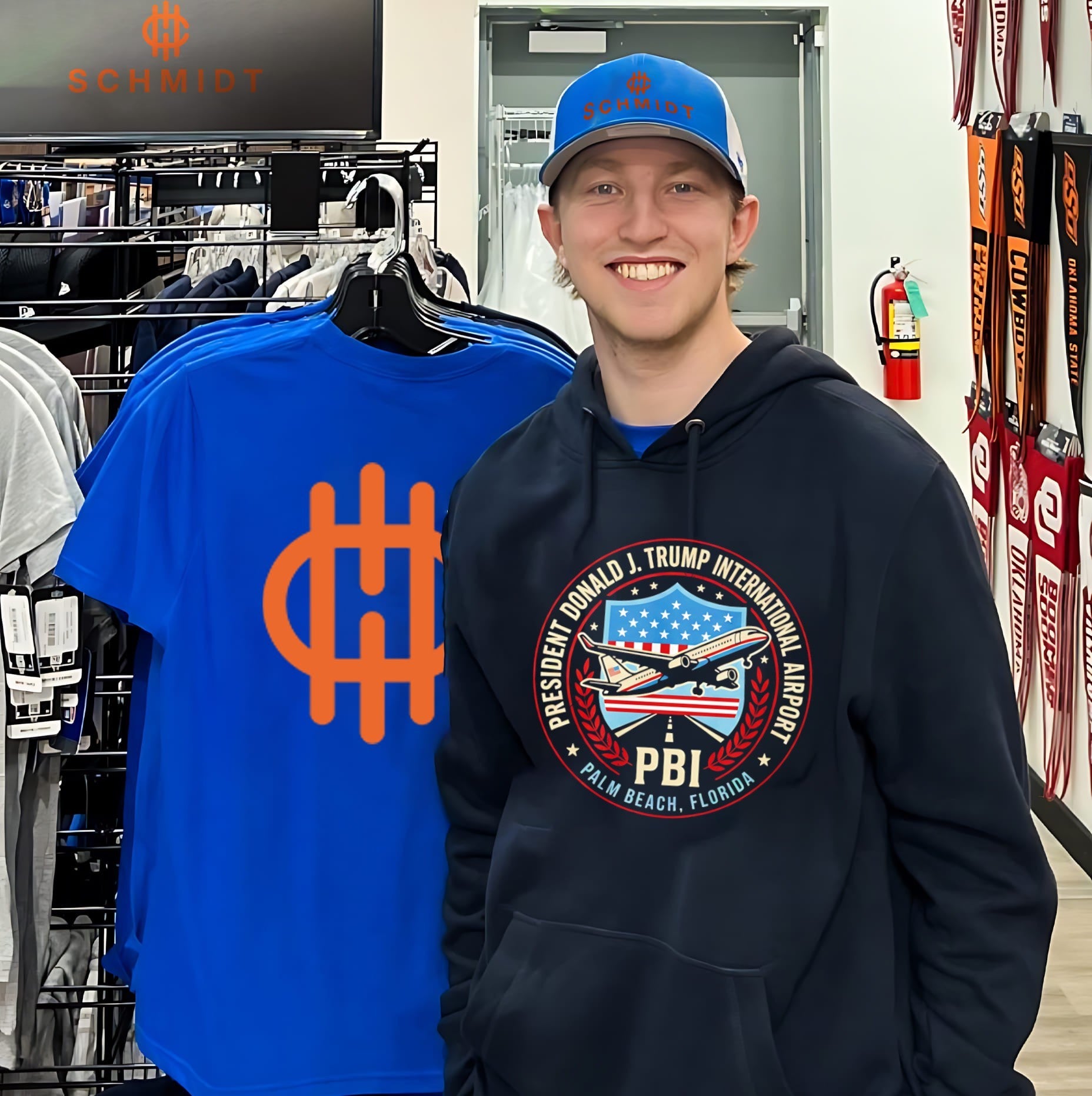 President Donald J. Trump International Airport PBI Commemorative shirt