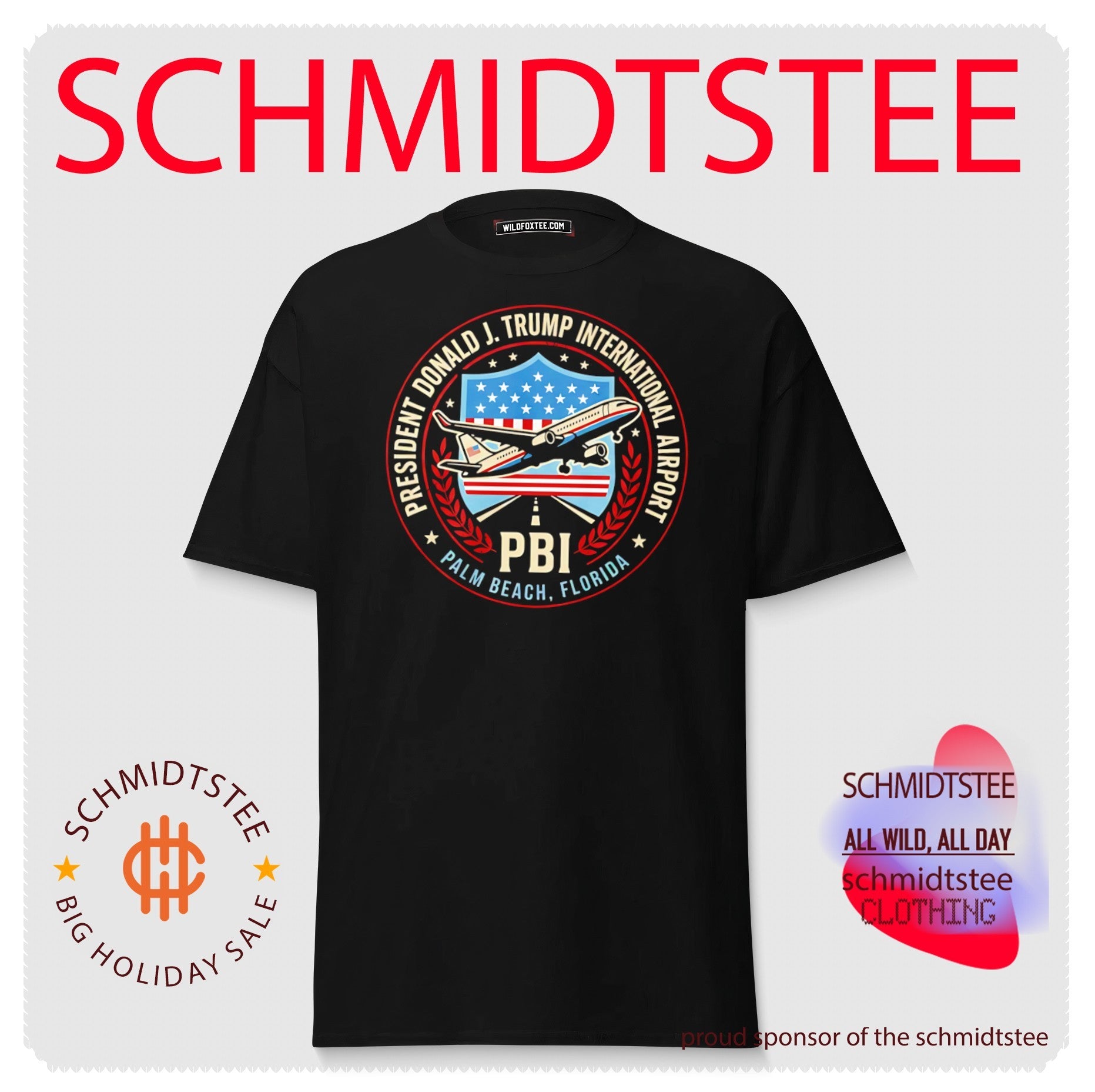 President Donald J. Trump International Airport PBI Commemorative shirt