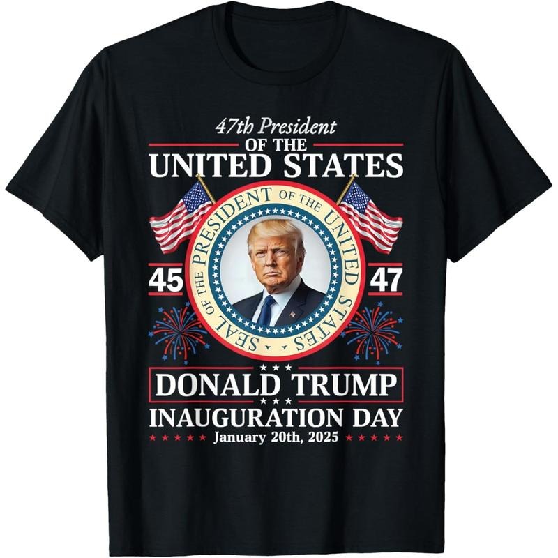 President Donald Trump Inauguration Day 2025 Memorabilia T-Shirt Made in USA Hoodie, Sweatshirt | HypeDripTees.com
