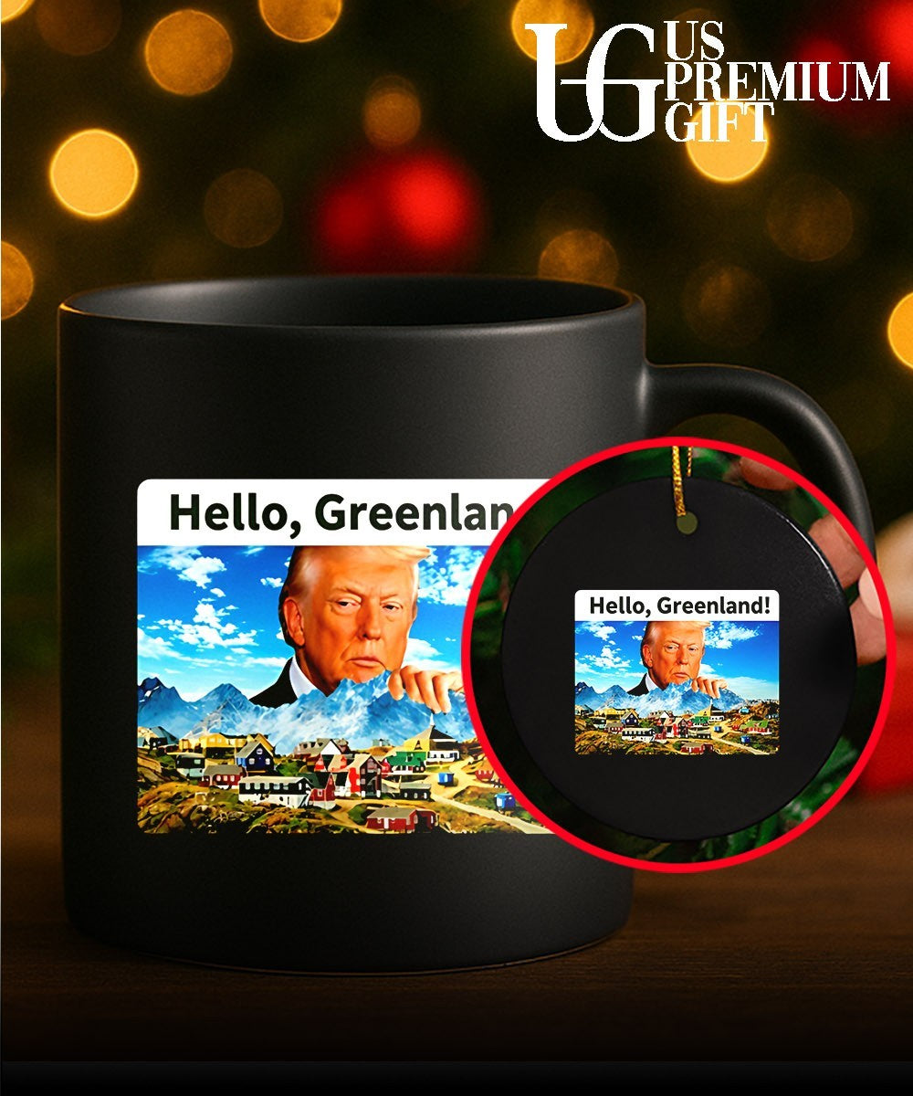 President Trump Hello Greenland shirt