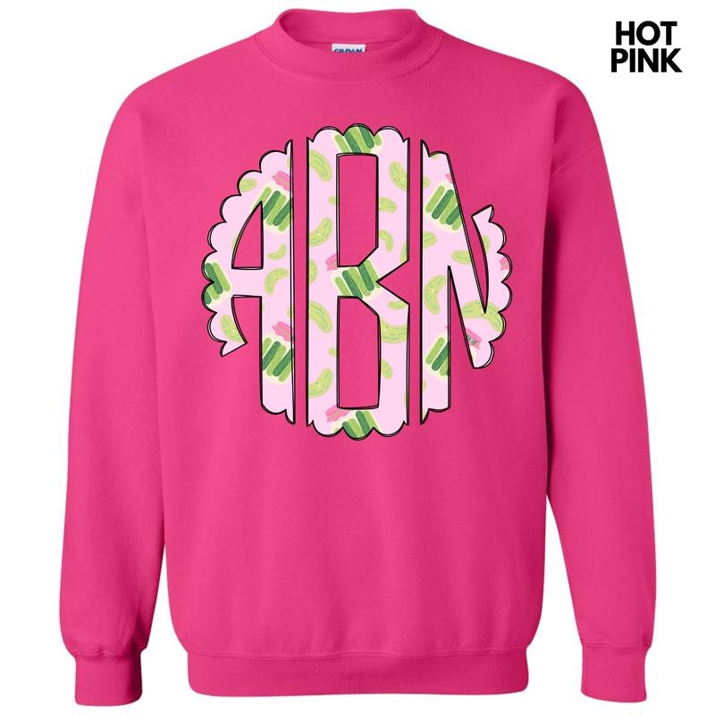 Pretty Pickles Monogram Sweatshirt 'NLB' T-Shirts, Hoodie | HypeDripTees.com