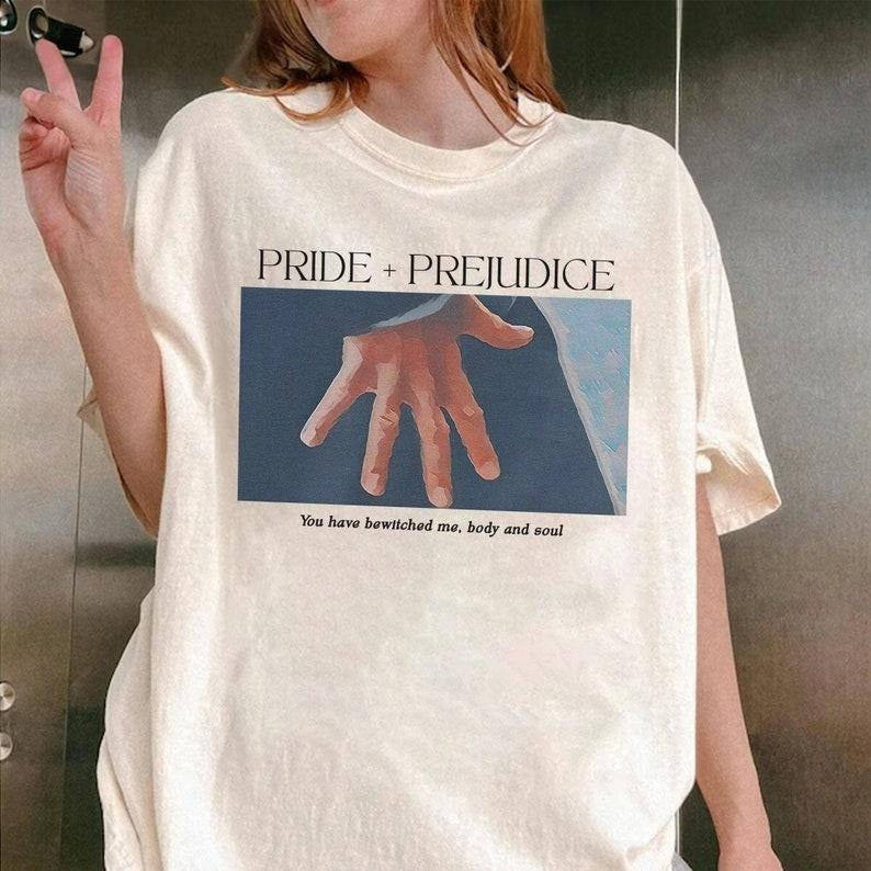 Pride & Prejudice Hand Flex Scene T-Shirt - Fitzwilliam Darcy & Elizabeth Bennet Hoodie, Sweatshirt | HypeDripTees.com