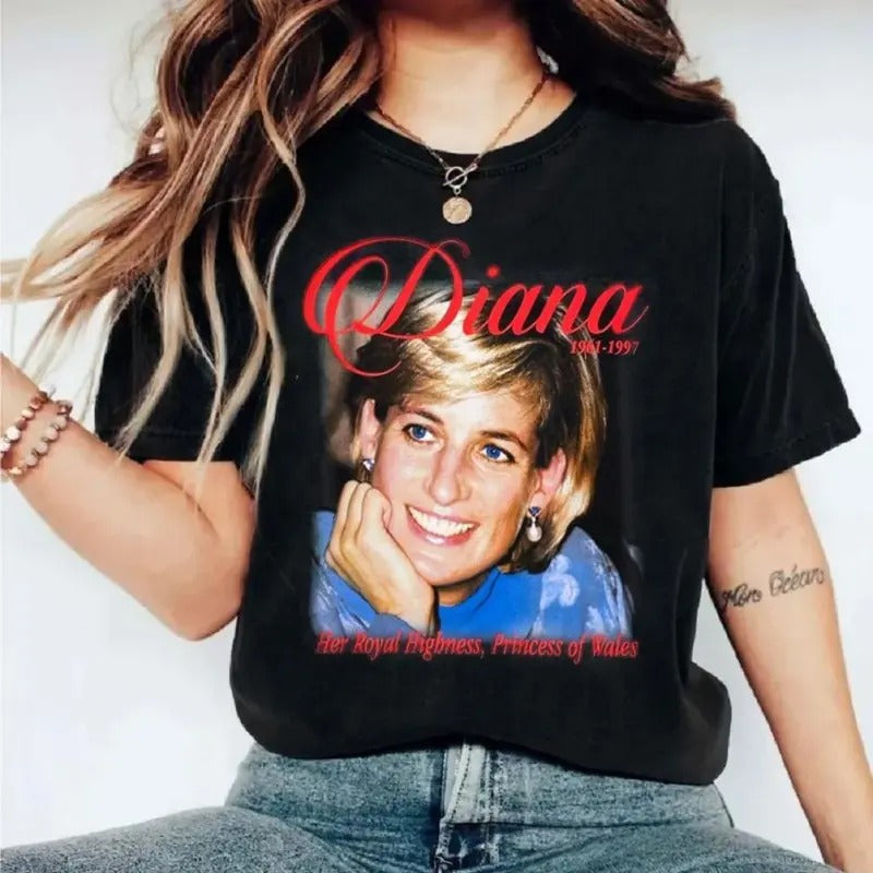 Priiincesss Diianaaaa M0byyyy Thrrriftttt Tee Shirt, Unisex Short Sleeve Tee Hoodie, Sweatshirt | HypeDripTees.com