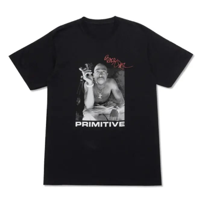 Primitive Skateboards x Tupac Shirt Smoke, LEGEND TEE, Hip Hop Tee Short Sleeve, Gift For him and her, Trendy shirt,...