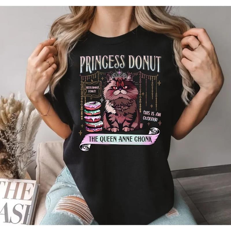 Princess Donut Shirt, Dungeon Crawler Carl Tshirt, Sci Fi Book Lover Tee, Bookish Apparel For Book Lovers, Unisex Sweater...