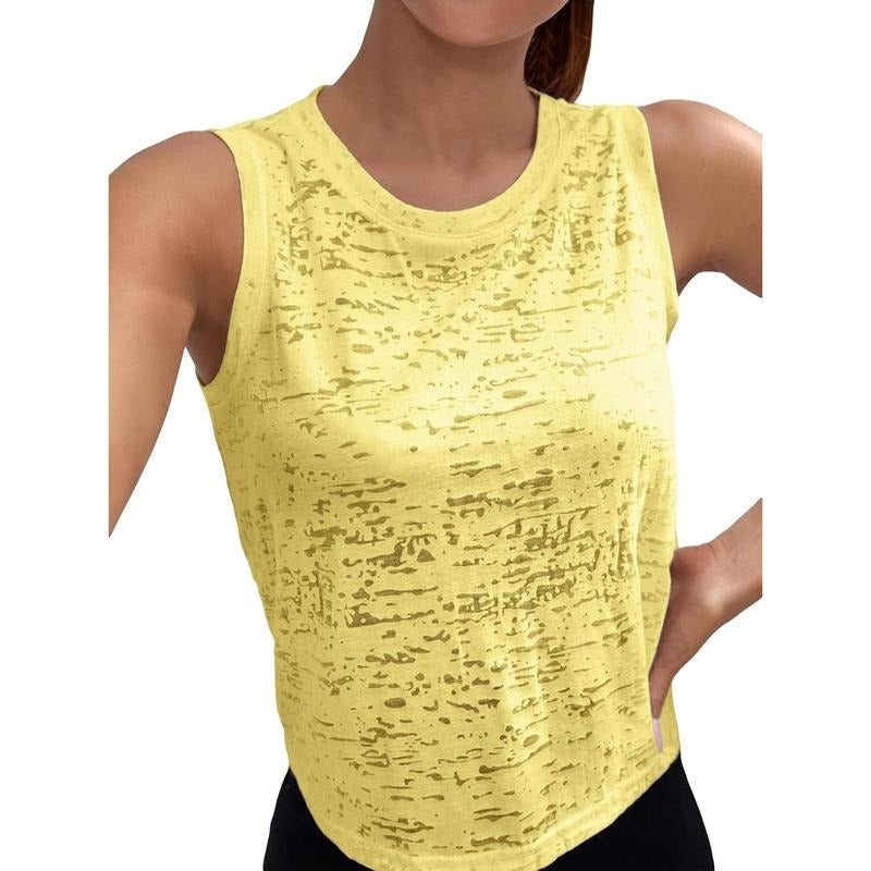 Printed Sleeveless Active Gym Tank Top Workout Shirts Sports Yoga Tops Hoodie, Sweatshirt | HypeDripTees.com