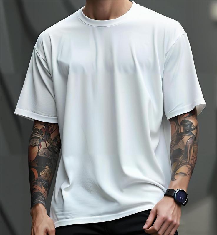 Pro Club Men's Oversized Original Heavyweight Cotton Short Sleeve Crew Neck White T-Shirt with Classic Knit Fabric and...