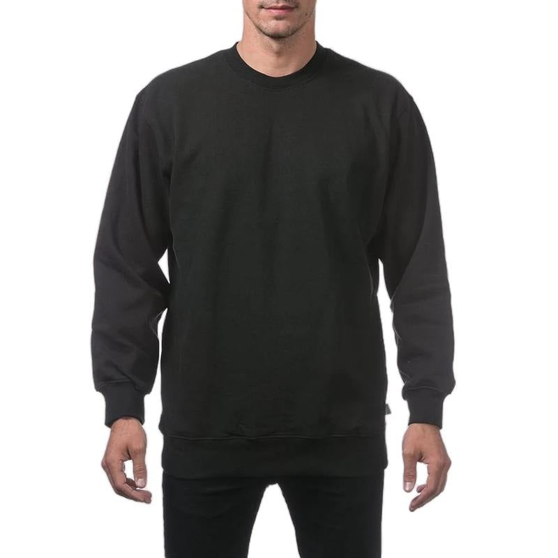Pro Club Plain Blank Crew Neck Fleece Pullover Sweater (9oz Casual Crewneck Classic Cotton Menswear Sweatshirt Tops...