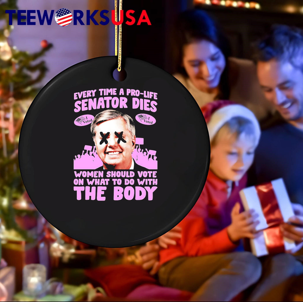 Pro-Life Senator Dead Bodies Graphic Every Time a Pro-Life Senator Dies Women Should Vote on What to Do with the Body T-Shirt