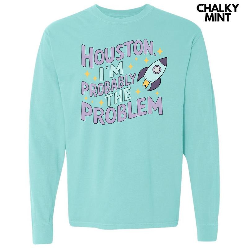 Probably The Problem Long Sleeve Comfort Colors T-Shirt 'NLB' Hoodie, Sweatshirt | HypeDripTees.com