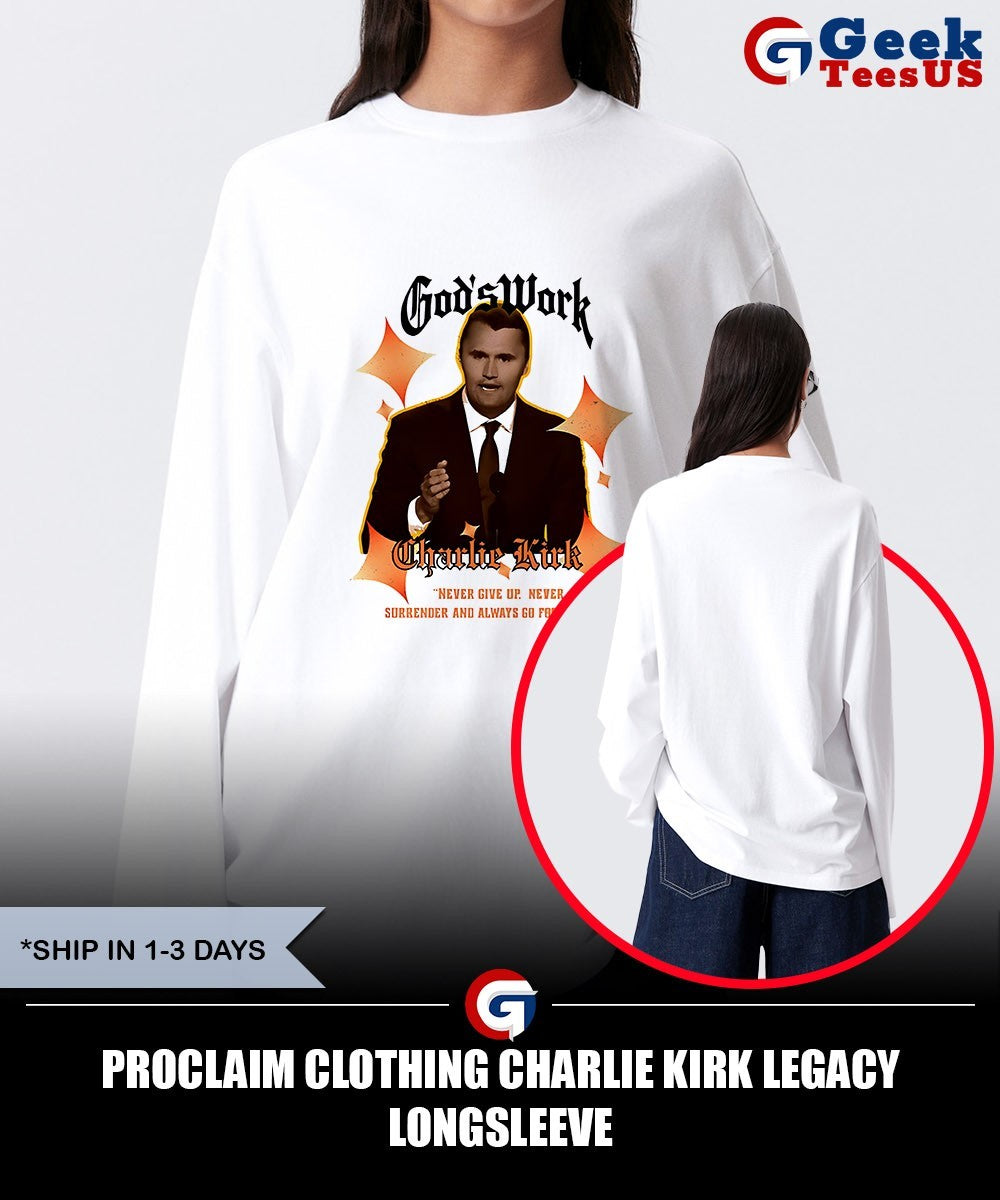 Proclaim Clothing Charlie Kirk Legacy shirt