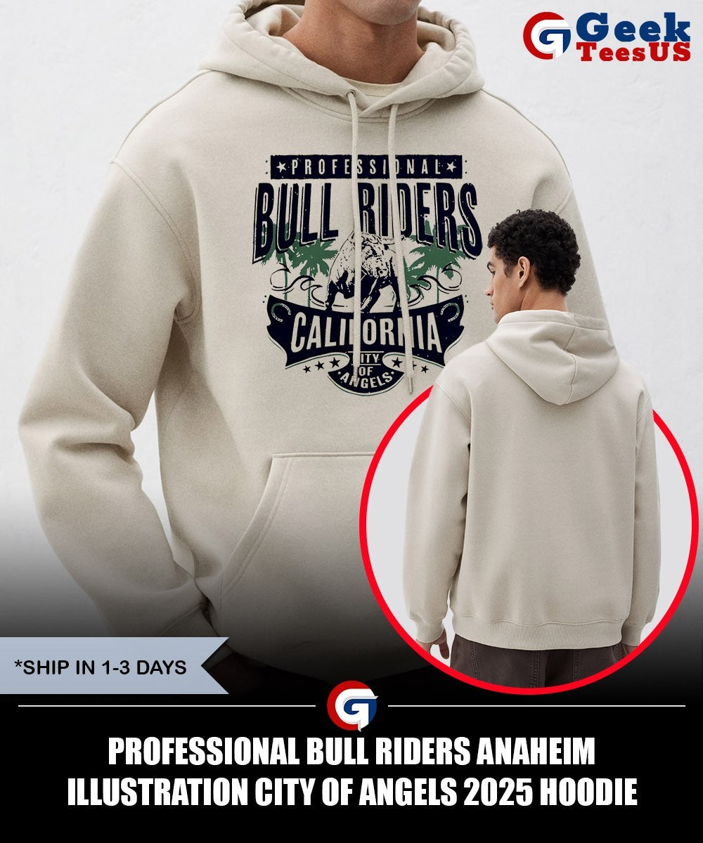 Professional Bull Riders Anaheim Illustration City Of Angels 2025 shirt