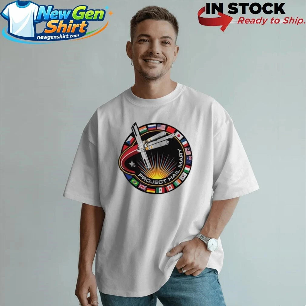 Project Hail Mary Ryan Gosling Mission Patch Shirt
