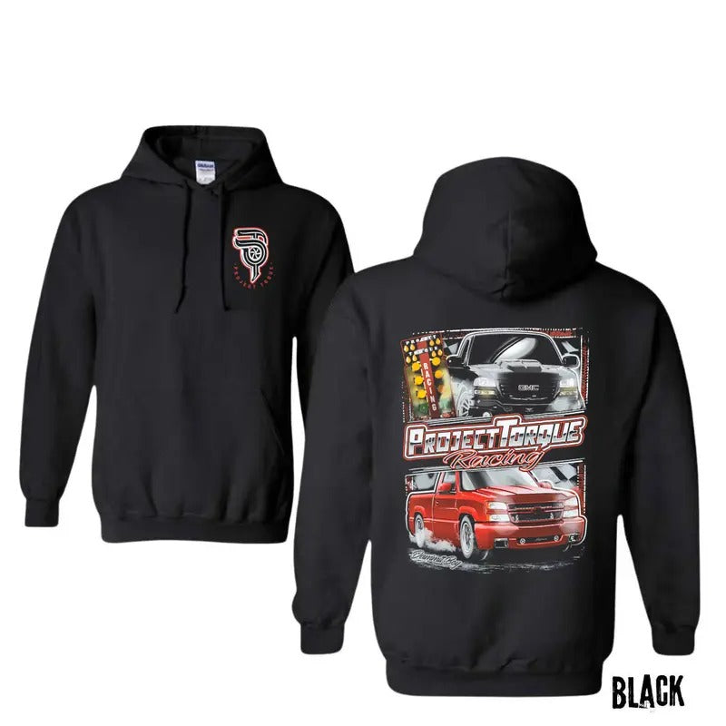 Project Torque Racing Graphic T-Shirt - Crewneck Sweatshirt - Hoodie, Unisex Cotton Tee with Eye-Catching Car Design,...