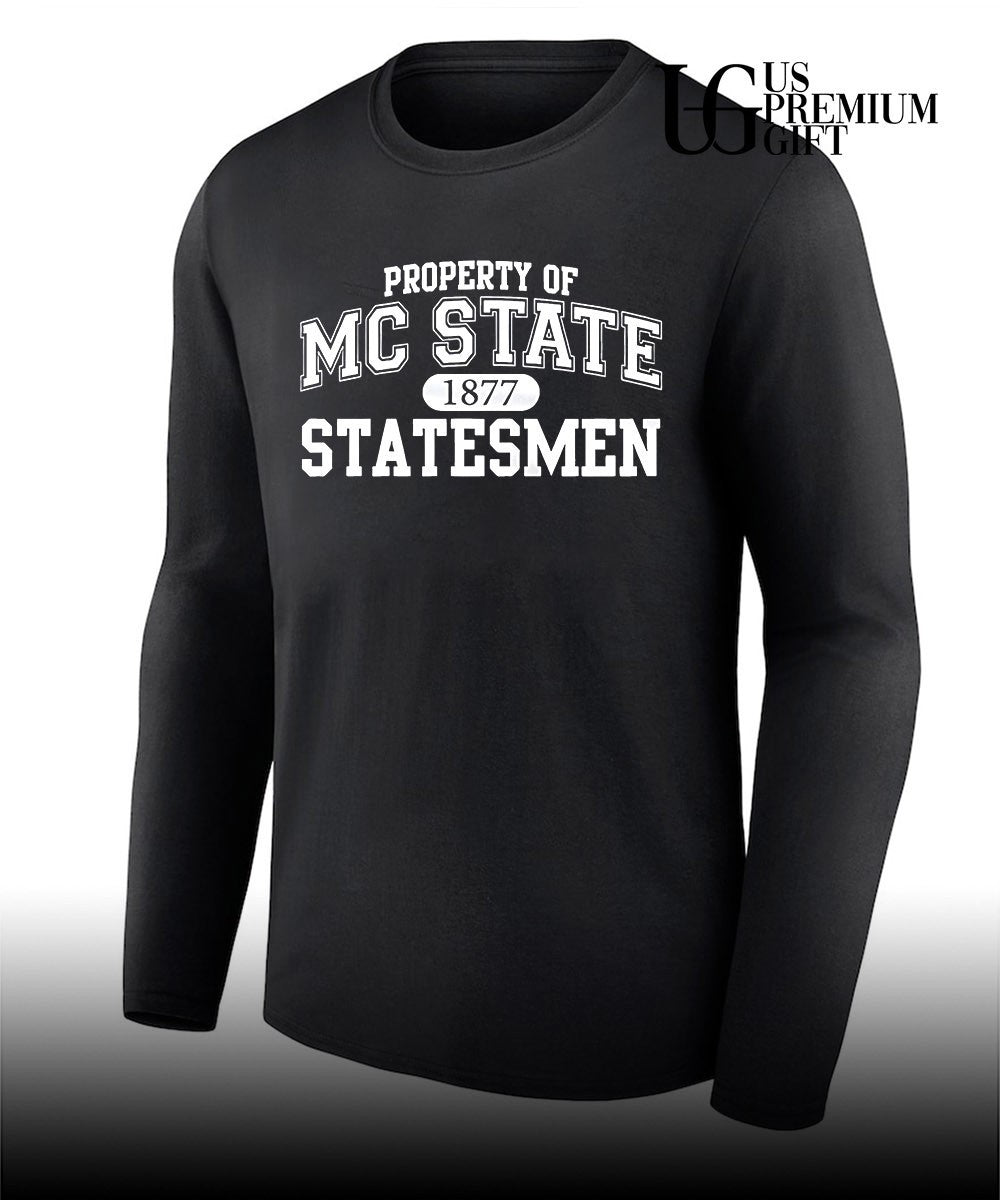 Property of MC State Statesmen shirt