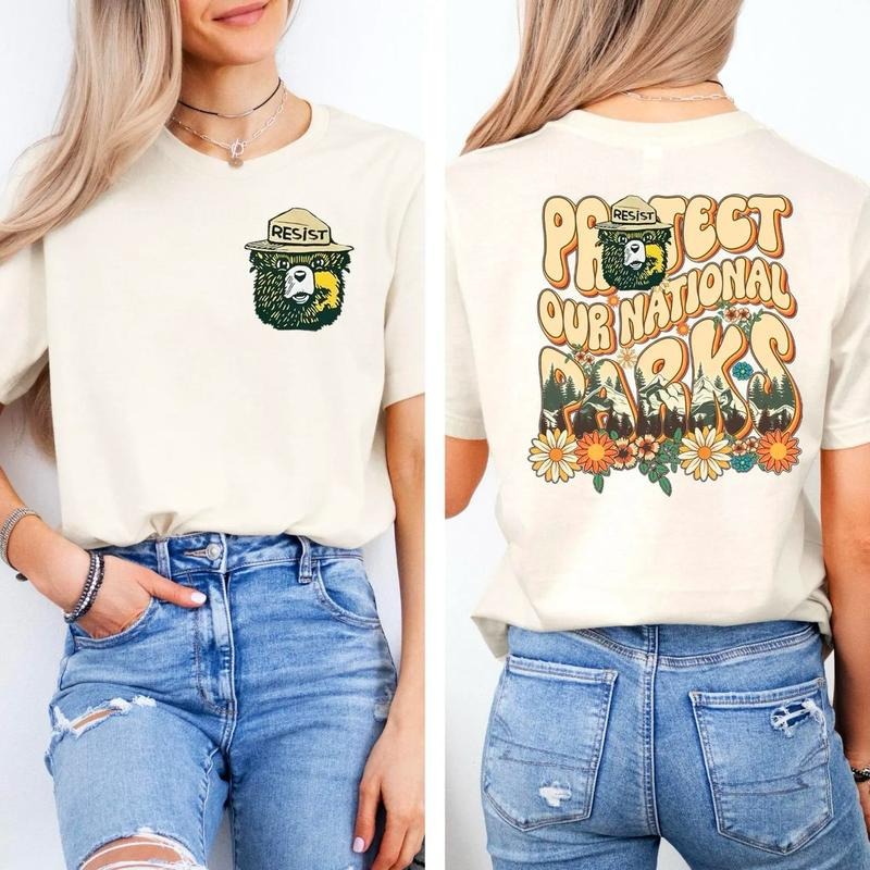Protect our National Parks 2 Sides Shirt, Environmental Activism Tee, National Park Shirt, Protect Our National Parks...