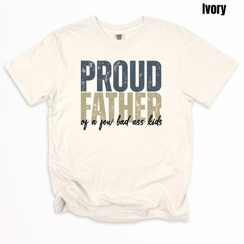 Proud Father Comfort Colors T-Shirt 'NLB' Hoodie, Sweatshirt | HypeDripTees.com