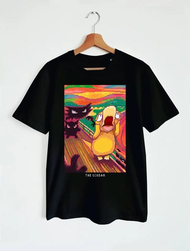 Psyduck Scream Anime Psyduck Shirt T-Shirts, Hoodie, Sweatshirt
