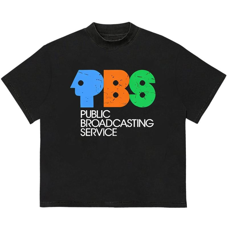 Public Broadcasting Service PBS T-Shirt Retro Graphic Trendy Gift for Him Hoodie, Sweatshirt | HypeDripTees.com