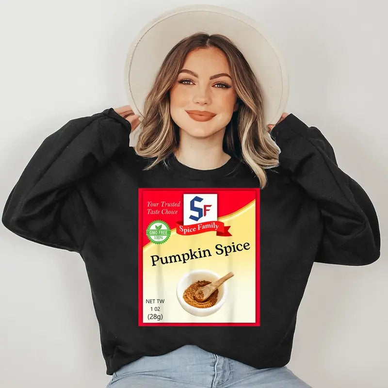 Pumpkin Spice Condiment Costume Holiday Spice Costumes Sweatshirt T-Shirts, Hoodie | HypeDripTees.com