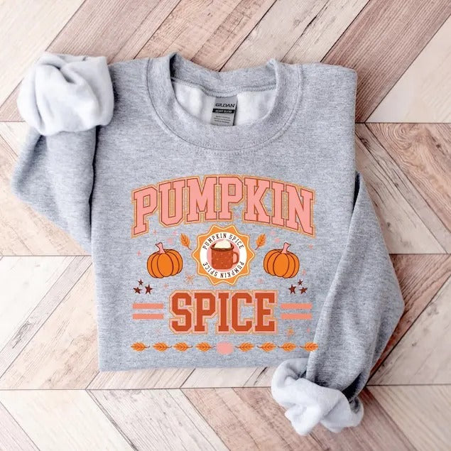 Pumpkin Spice Sweatshirt, Pumpkin Season, Pumpkin Spice Latte Sweatshirt, Pumpkin Sweat, Pumpkin Sweatshirt, Pumpkin...
