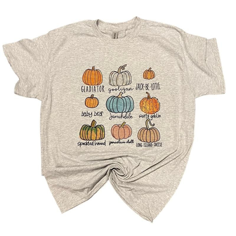 Pumpkin Variety Shirt Hoodie, Sweatshirt | HypeDripTees.com