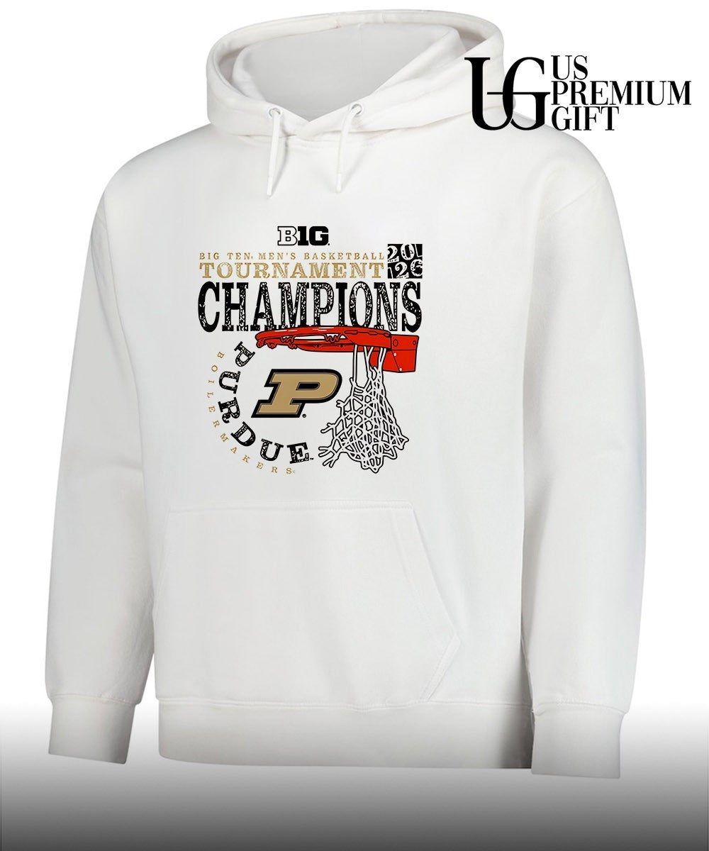 Purdue Boilermakers 2026 Big Ten Men’s Basketball Tournament Champions cut nets shirt